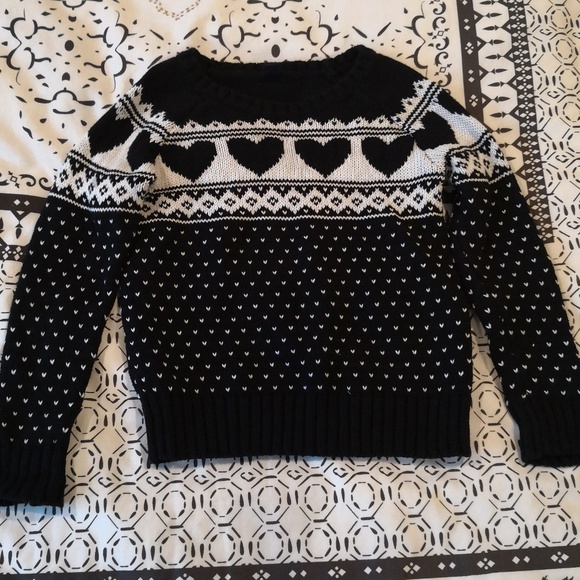 GAP Other - BabyGap Girls Black White Sweater 4T